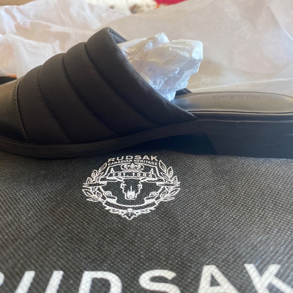 Rudsak leather mules sz 35 (never worn) - Picture 3 of 3